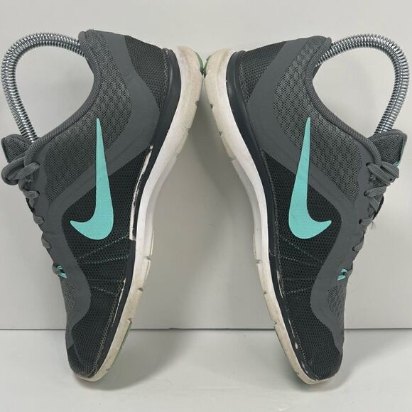 Nike Womens Flex TR 6 Grey Blue Running Shoes 6 - Picture 6 of 10